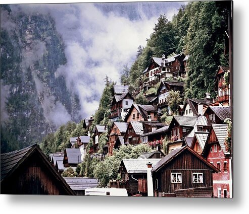 Outdoors Metal Print featuring the photograph Hallstatt by M.Cantarero