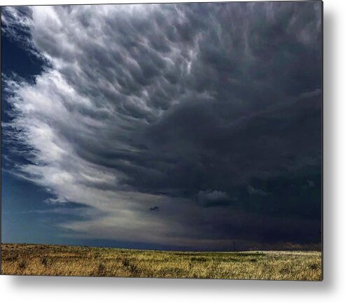 Iphonography Metal Print featuring the photograph Iphonography Clouds 1 by Julie Powell