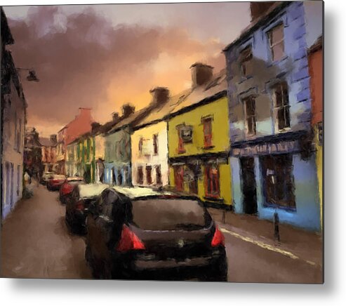 Ireland Metal Print featuring the painting Irish Town by Gary Arnold