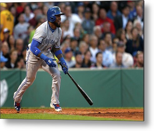 Second Inning Metal Print featuring the photograph Jose Reyes by Jim Rogash