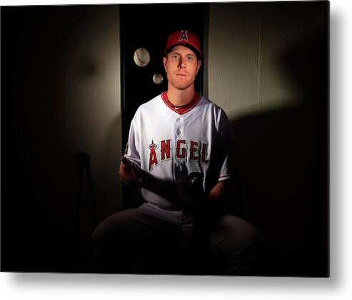 Media Day Metal Print featuring the photograph Josh Hamilton by Jamie Squire