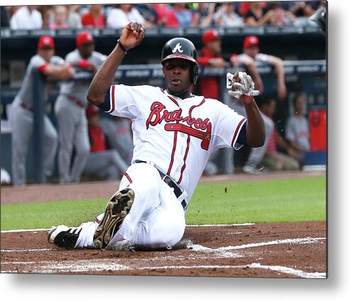 Atlanta Metal Print featuring the photograph Justin Upton by Kevin C. Cox