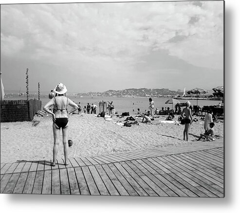 Marseille Metal Print featuring the photograph La plage by Jean Francois Gil