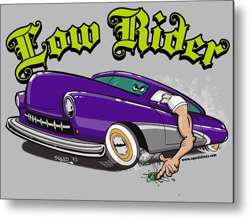 Low Rider Metal Print featuring the digital art Low Rider by Mark Jewell