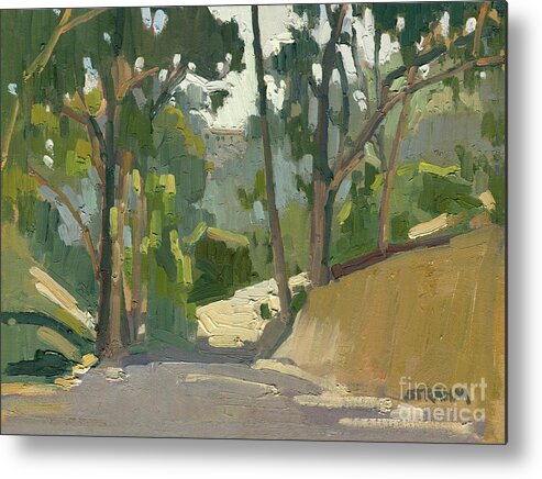 Canyon Metal Print featuring the painting Maple Canyon, San Diego by Paul Strahm