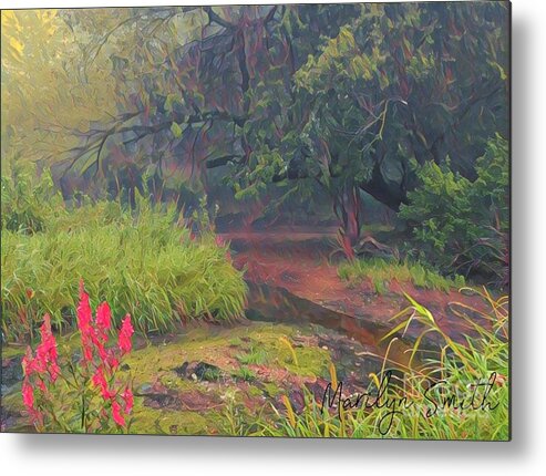 Mississippi Metal Print featuring the painting Natural Garden by Marilyn Smith