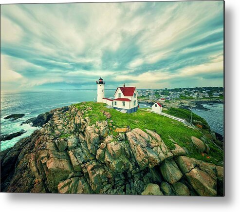  Metal Print featuring the photograph Nubble by John Gisis
