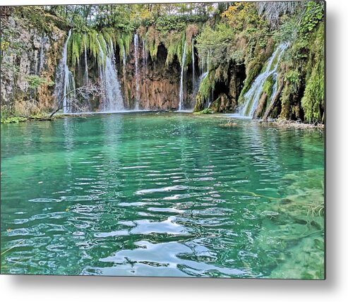 Plitvice Lakes Metal Print featuring the photograph Oasis For The Senses by Yvonne Jasinski