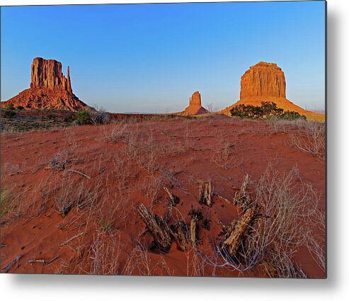 Monument Valley Metal Print featuring the photograph October 2018 Mittens by Alain Zarinelli