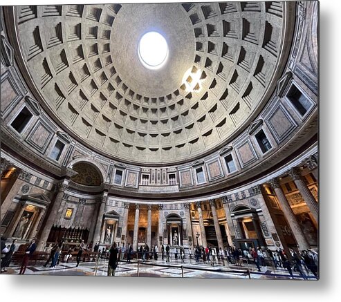 Pantheon Metal Print featuring the photograph Pantheon, Rome by Judy Frisk