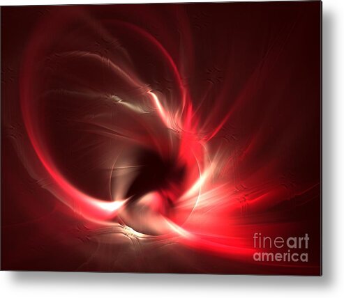 Apophysis Metal Print featuring the digital art Phoenix by Kim Sy Ok