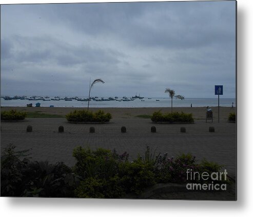 Puerto Lopez Metal Print featuring the photograph Puerto Lopez Playa by Nancy Graham