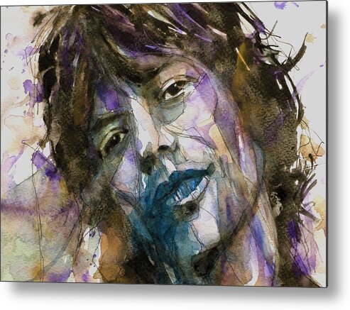 Rock And Roll Metal Print featuring the painting Rock n Roll , But I like it by Paul Lovering