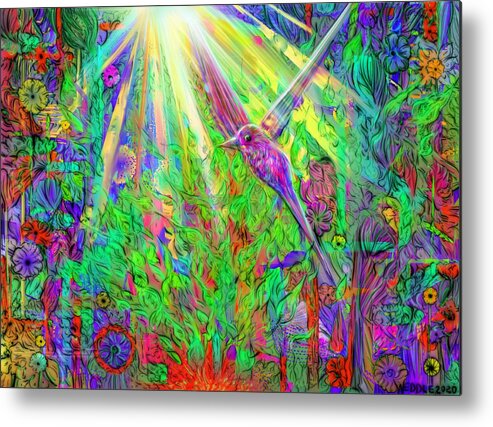 Sanctuary Metal Print featuring the digital art Sanctuary by Angela Weddle