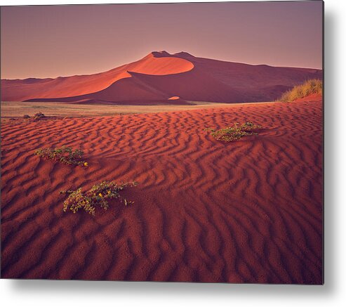 Sossusvlei Metal Print featuring the photograph Sossusvlei at Dawn by Peter Boehringer