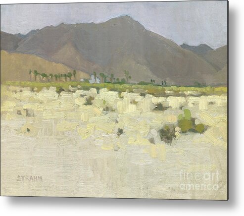 Catholic Metal Print featuring the painting St Richard's in Borrego Springs by Paul Strahm