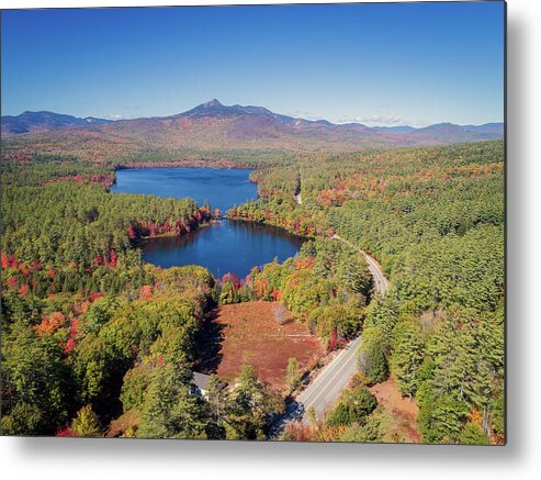 Chocorua Lake Metal Print featuring the photograph The Road To The White Mountains Of NH - Route 16 by John Rowe
