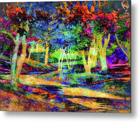 Abstract Metal Print featuring the photograph Woodland Gem by William Beuther