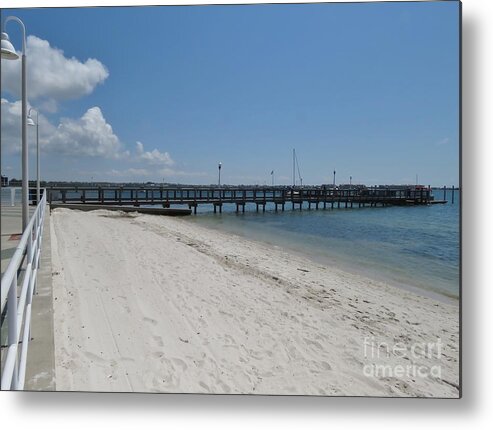 Florida Metal Print featuring the photograph Your Beach is Waiting by World Reflections By Sharon