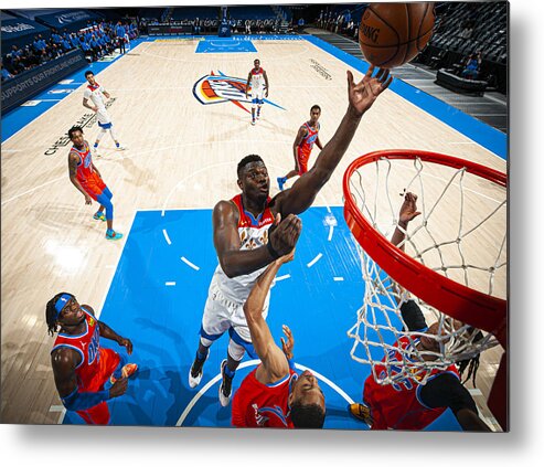 Nba Pro Basketball Metal Print featuring the photograph Zion Williamson by Zach Beeker