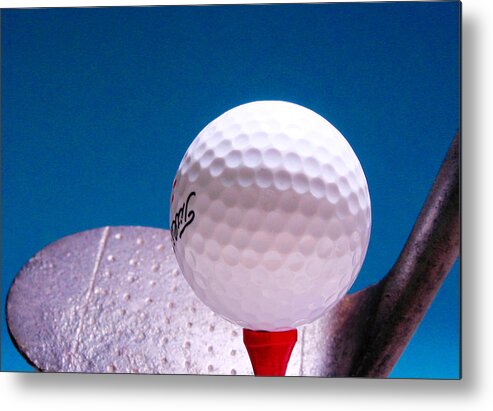 Golf Metal Print featuring the photograph Golf by David and Carol Kelly