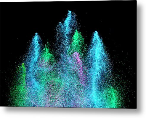 Celebration Metal Print featuring the photograph A Fountain Of Glitter, Propelled By #1 by Don Farrall