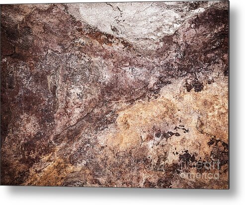 Abstract Metal Print featuring the photograph Abstract tile background #1 by Anna Om