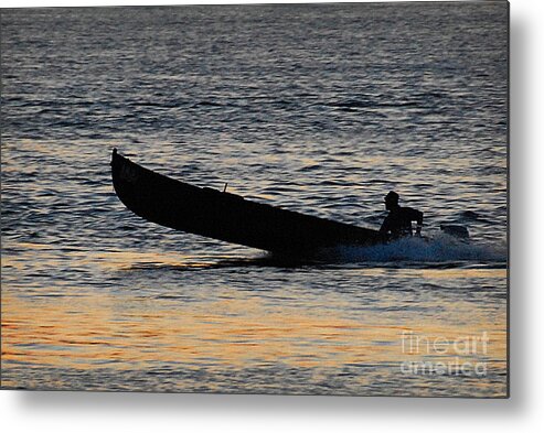 Ken Metal Print featuring the photograph Chasing The Sun by Ken Johnson