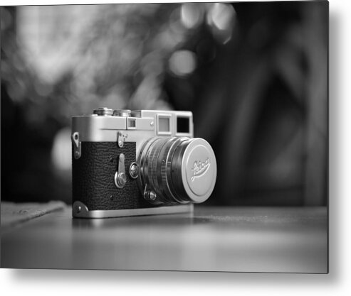 B&w Metal Print featuring the photograph M3 #1 by Ronda Broatch