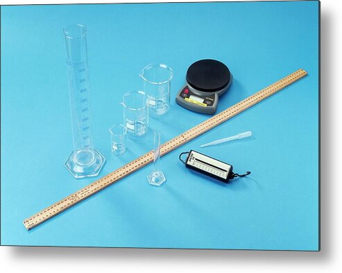 Nobody Metal Print featuring the photograph Measuring Equipment #1 by Trevor Clifford Photography