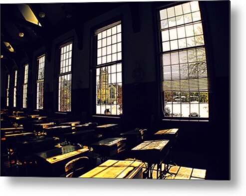 Groton School Metal Print featuring the photograph The School Room #1 by Marysue Ryan