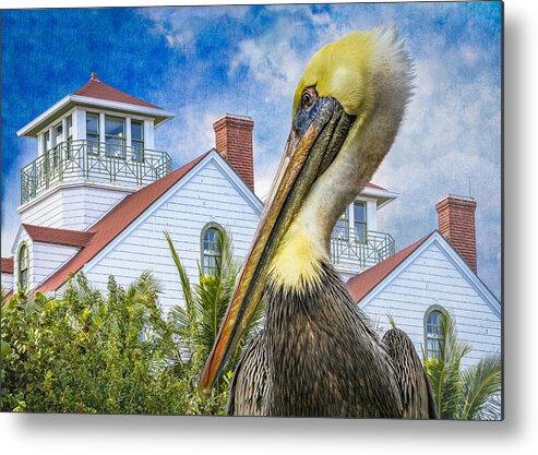 Bird Metal Print featuring the photograph The Watch #2 by Debra and Dave Vanderlaan