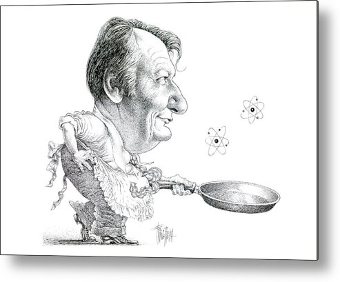 Atomic Cuisine Metal Print featuring the photograph Nobel Prize In Physics #18 by Cern/science Photo Library