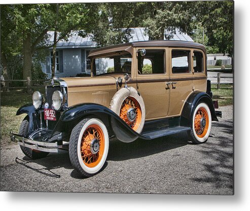 Vintage Car Metal Print featuring the photograph 1930 Chevrolet by Phyllis Taylor
