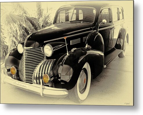 Caddy Metal Print featuring the photograph 1940 Cadillac Limo by Tony Grider