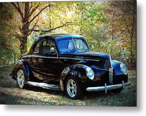 1940 Ford Coupe Metal Print featuring the photograph 1940 Ford Coupe by Jeanne May