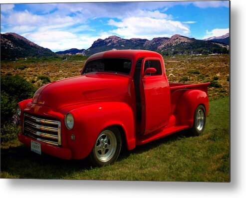 1951 Metal Print featuring the photograph 1951 GMC Custom Pickup Truck by Tim McCullough