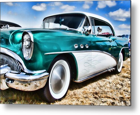 Buick Metal Print featuring the photograph 1954 Buick by Ron Roberts