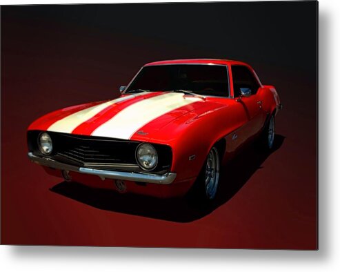 1969 Metal Print featuring the photograph 1969 Camaro by Tim McCullough