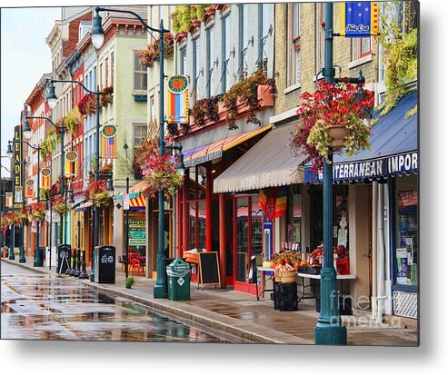 Findlay Market Metal Print featuring the photograph Findlay Market in Cincinnati 0009 by Jack Schultz