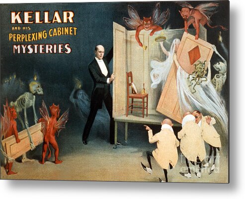 Entertainment Metal Print featuring the photograph Harry Keller, American Magician #2 by Photo Researchers