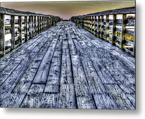 Old Pitt St Bridge Metal Print featuring the digital art Old Pitt St Bridge by Dale Powell