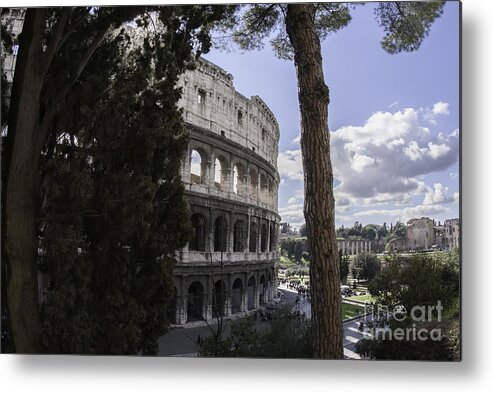 Italy Metal Print featuring the photograph The Roman Coliseum by Eye Olating Images