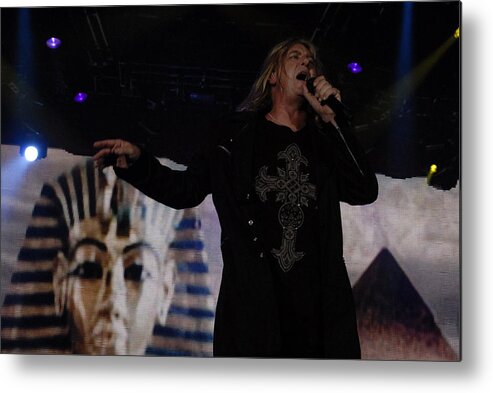 Def Leppard Metal Print featuring the photograph Def Leppard #24 by Jenny Potter
