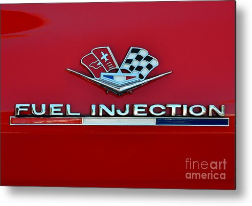  Metal Print featuring the photograph Orig F. Injected 63 Corvette Stingray #3 by Dean Ferreira