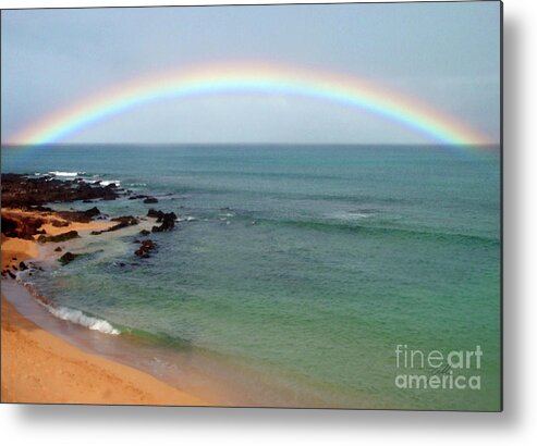 Rainbow Metal Print featuring the photograph Perfect by Suzette Kallen