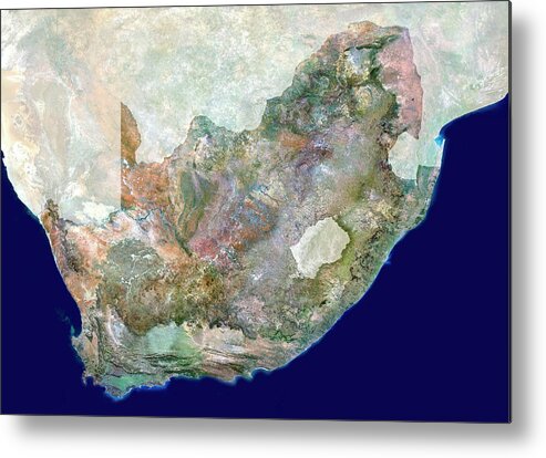 South Africa Metal Print featuring the photograph South Africa #3 by Planetobserver/science Photo Library