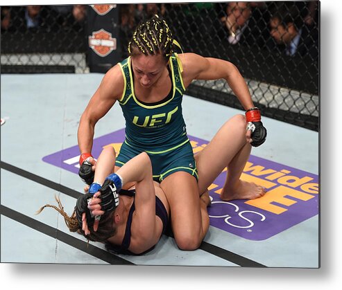 Event Metal Print featuring the photograph The Ultimate Fighter Finale Esparza V #3 by Jeff Bottari/zuffa Llc