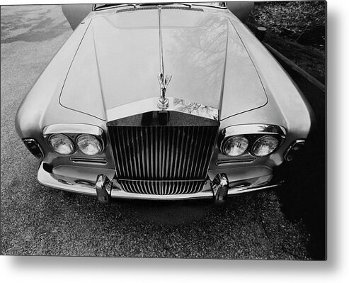 Auto Metal Print featuring the photograph A 1974 Rolls Royce by Peter Levy