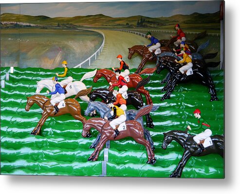 Richard Reeve Metal Print featuring the photograph A Day at the Races by Richard Reeve
